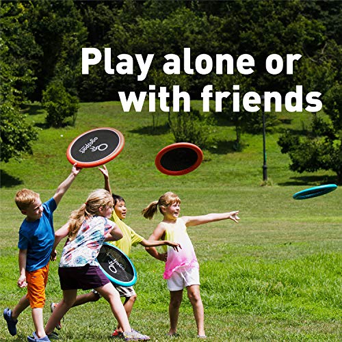 OgoDisk XS Disc Set with 2 OgoSoft Balls - 12" Bouncy Disc Toy Outdoor Lawn Pool - Throw, Throw, Throw, Catch Game - Kids & Adults Ages 8+