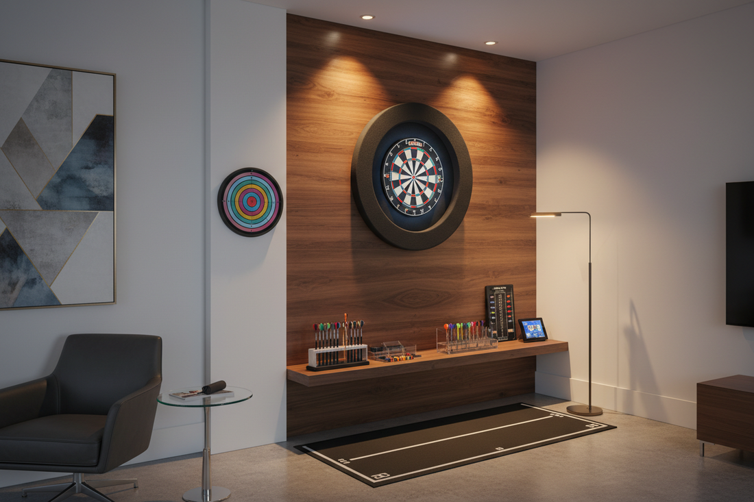 How to Set Up a Darts and Target Game Area at Home