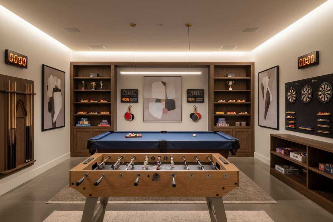 Essential Game Room Accessories for a Better Home Setup