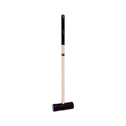 Individual Flag Croquet Mallet - 32" Handle - Polymer Head (Green) - color: Green