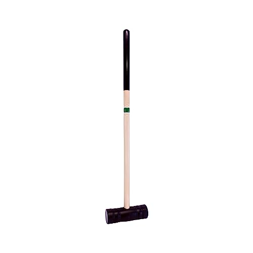 Individual Flag Croquet Mallet - 32" Handle - Polymer Head (Green) - color: Green