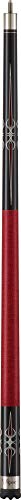 Viper by GLD Products Sinister 58" Pool Cue - color: Black with Burgundy, size: 21 Ounce