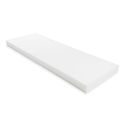 GoTo Foam 4" Height x 30" Width x 72" Length 44ILD (Firm) Upholstery Cushion Made in USA - color: Firm, size: 4x30x72