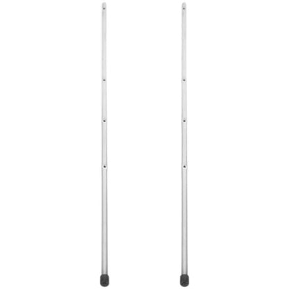 Happyyami 2Pcs Metal Poles for Foosball Table Iron Soccer Machine Replacement Rods for Teens Adults Easy to Assemble Table Football Accessories