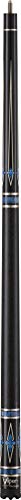 Viper by GLD Products Sinister 58" Pool Cue - color: Black with Blue/Silver, size: 19 Ounce