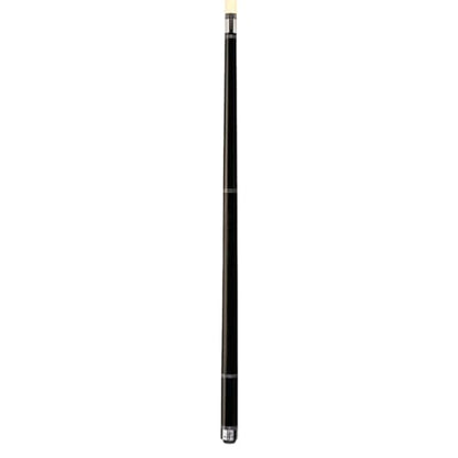 Players Classic Birds-Eye Maple with Triple Silver Rings Cue - color: Midnight Black, size: 19 Ounce