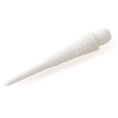 CUESOUL 100 Pieces Soft Tip Points for Soft Tip Darts - color: White