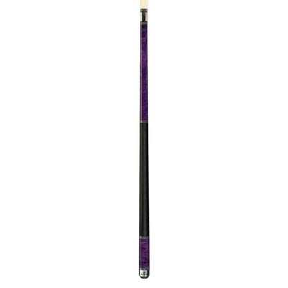 Players Classic Birds-Eye Maple with Triple Silver Rings Cue - color: Dark Purple, size: 19 Ounce
