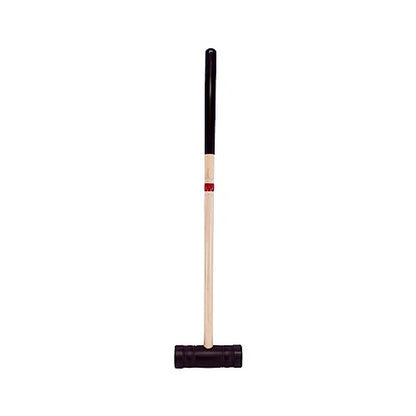Individual Flag Croquet Mallet - 32" Handle - Polymer Head (Red) - color: Red