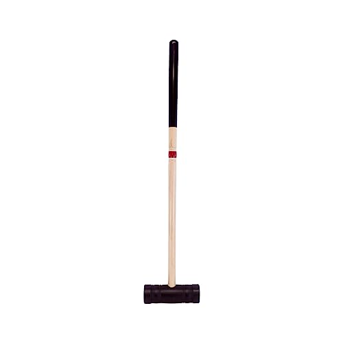 Individual Flag Croquet Mallet - 32" Handle - Polymer Head (Red) - color: Red