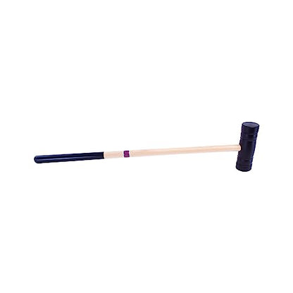 Individual Flag Croquet Mallet - 32" Handle - Polymer Head (Purple) - color: Purple