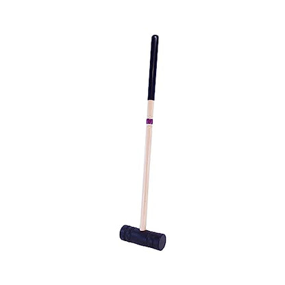 Individual Flag Croquet Mallet - 32" Handle - Polymer Head (Purple) - color: Purple