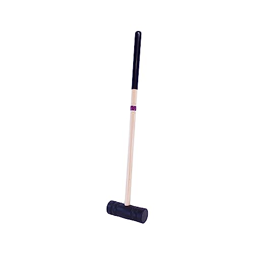 Individual Flag Croquet Mallet - 32" Handle - Polymer Head (Purple) - color: Purple