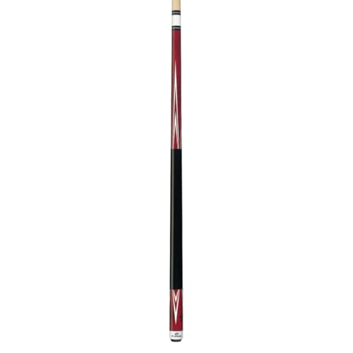 Players 58" 2-Piece North American Hard Maple Billiard Pool Cue Stick - color: Crimson Red, size: 19 Ounce