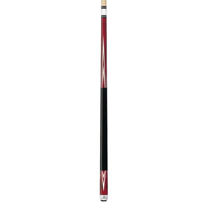 Players 58" 2-Piece North American Hard Maple Billiard Pool Cue Stick - color: Crimson Red, size: 19 Ounce