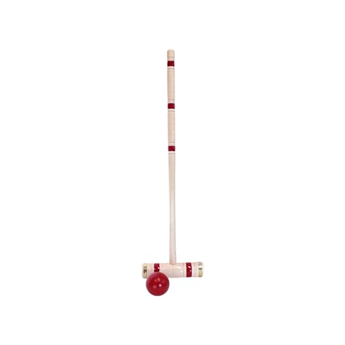 Deluxe Croquet Game Set - 8 Player - Amish-Made in Lancaster County, Pennsylvania - with Eight 32" Handles - size: Eight 32" Handles