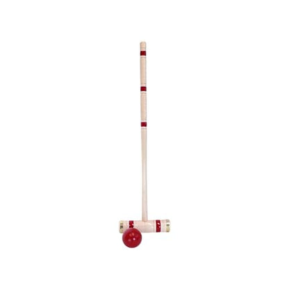 Deluxe Croquet Game Set - 8 Player - Amish-Made in Lancaster County, Pennsylvania - with Eight 32" Handles - size: Eight 32" Handles
