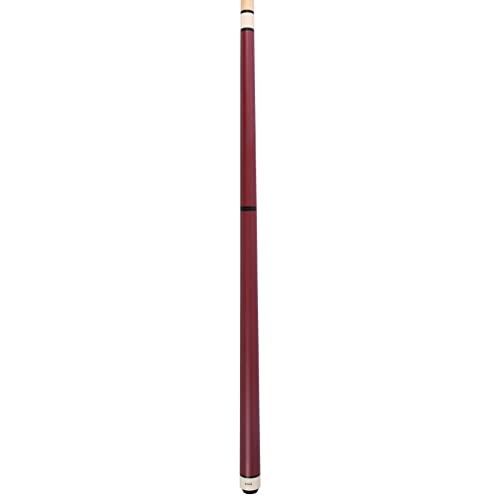 ASKA 25oz Heavy Hitter Matte Jump Break Cue – 3-Piece Jump/Break Pool Cue, 14mm Phenolic Tip & Ferrule, Hard Rock Canadian Maple Shaft, 2 Quick Release Joints, Wrapless Matte Handle, 58" Cue - color: Matte Red