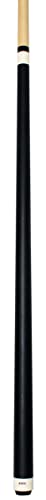 ASKA 25oz Heavy Hitter Matte Jump Break Cue – 3-Piece Jump/Break Pool Cue, 14mm Phenolic Tip & Ferrule, Hard Rock Canadian Maple Shaft, 2 Quick Release Joints, Wrapless Matte Handle, 58" Cue - color: Matte Black