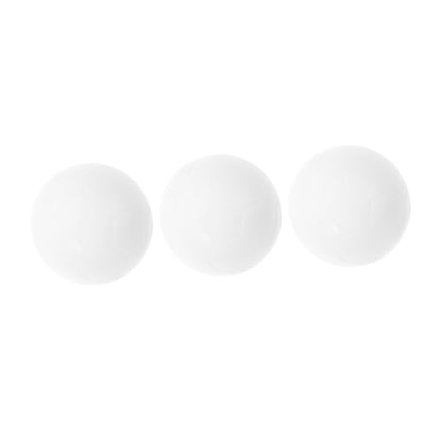 3pcs Mini Plastic Foosball Standard Replacement for Tabletop Soccer Game for Boys and Girls and Adults for Indoor Fun and Game Night