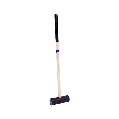 Individual Flag Croquet Mallet - 32" Handle - Polymer Head (Blue) - color: Blue