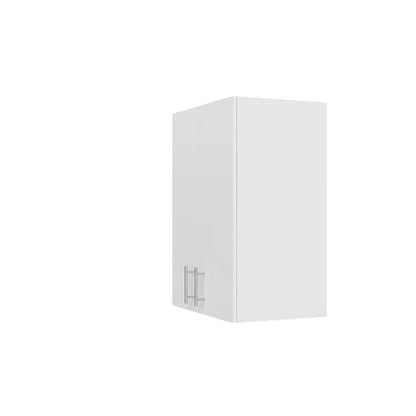 24 x 33 Inch Wall Cabinet set of 1, Kitchen Wall Mounted Wooden Storage Cabinet, Double Door Cabinet with Soft Close, Metal Handle, Adjustable Shelf, for Kitchen, Garage, Laundry, Bathroom, White - color: White