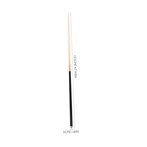 balacoo Wooden Pool Cue for Lightweight Billiard Stick Portable Design for Practice for Beginners Tight Spaces Smooth Grip and Compact Storage
