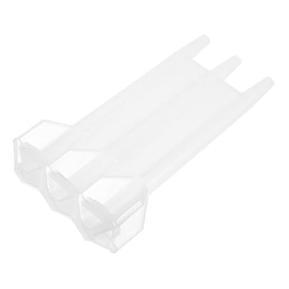 PRETYZOOM Portable Hard Shell Dart Storage Case, Lightweight Plastic Carrying Box for Soft and Steel Tip Darts, White Dartboard Accessories Organizer for Travel and Home Use