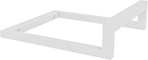 Industrial Pipe Wall Mounted Storage Rack, Home Nursery Basketball Rack on The Wall Wall-Mounted Finishing Shelves, Yoga Mat Storage Rack Gym Soccer Rack, 1 Pack - color: White