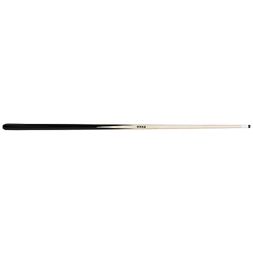 OKKO 1-Piece Pool Billiard House Bar Short Cue Sticks 36”, Screw-On Tip, Pack of 2