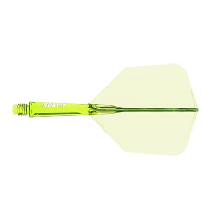 CUESOUL ROST 77 Integrated Dart Shaft and Flight Big Wing Shape,Set of 3 - color: Mixed Color with BBG, size: S-23mm