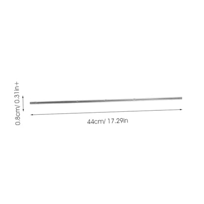 Toyvian 2pcs Foosball Table Iron Rods Replacement Handles Diameter Long Easy Installation Durable for Teens and Adults for Table Soccer Game