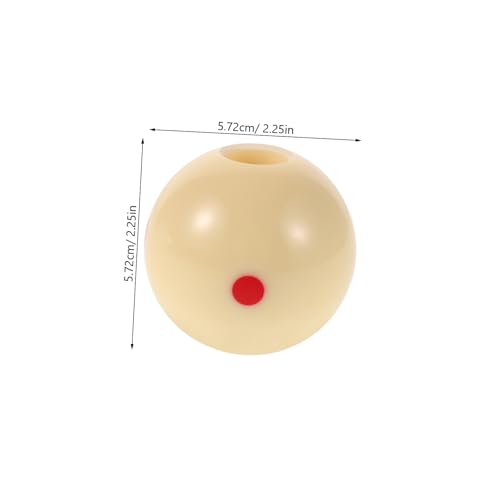 Snooker Cue Training Ball Dots Billiard Stroke Trainer Cue Ball Training Aid for Billiards Practice Lightweight Black