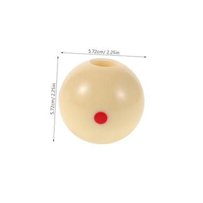 Snooker Cue Training Ball Dots Billiard Stroke Trainer Cue Ball Training Aid for Billiards Practice Lightweight Black