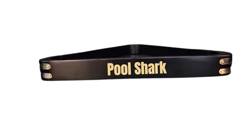 Professional Pool Triangle Rack for 8 & 9 Ball Combo Tabletop Gaming Rack, Custom Engraved Billiards Accessories and Equipment, Handmade Wood Frame, Personalized Gift for Men or Women