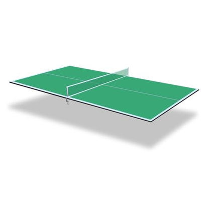 7/8/9ft Mid-Size Ping Pong Conversion Top with Net Set for Billiard and Pool Tables - Regulation Top Converts Billiards into Ping Pong Table Blue/Green/Black - color: Green, size: 7 FT