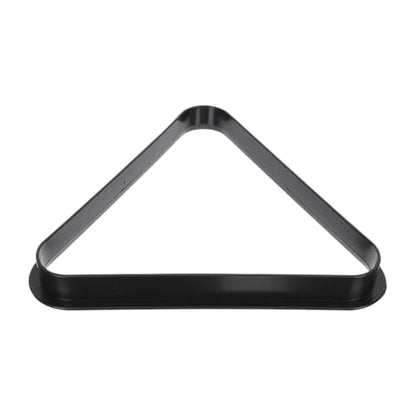 BESTonZON Mini Triangle Pool Rack, Pool Table Accessories, Black Plastic, 5.1 inches, for Kids and Families