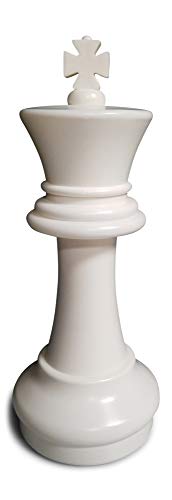 MegaChess Individual Chess Piece - King - 16 Inches Tall - White - color: 2. White