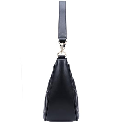 CYHTWSDJ Shoulder Bags for Women, Cute Hobo Tote Handbag Mini Clutch Purse with Zipper Closure - color: Black Lg-g