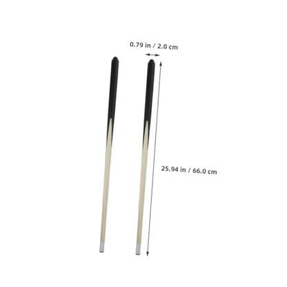 POPETPOP 2Pcs Small Pool Cue Sticks for Billiard Cue for Beginners Lightweight Wooden Billiard Sticks Designed for Comfort and Control for Teens