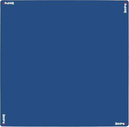 The Gaming Mat Company Mahjong Mat. 33" x 33" Blue with Stitched Edge Premium Square Playmat for Poker, Dominoes & Bridge, Professional Mahjong Table Cover, Poker Table Top, Card Game Mat - color: Blue - Stitched