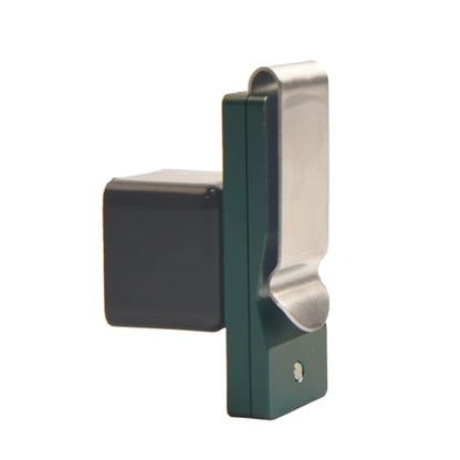 LAKE OF FIRE Chalk Holder Pool Billiards, Pool Cue Chalk Holder with Magnetic Belt Clip Snooker Billiard Accessories - color: Green, style: Square