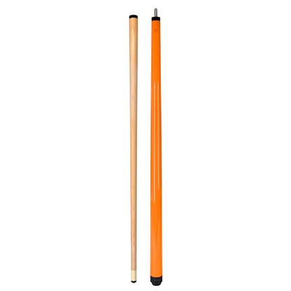 ASKA Short Kids Cue LCS, Canadian Hard Rock Maple Billiard Pool Cue Stick - color: Orange 52 Inches, SWP52O
