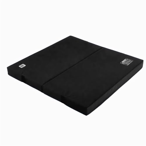 We Sell Mats Bifolding Gymnastics Crash Landing Mat Pad, Safety for Tumbling, Back Handspring Training and Cheerleading - color: Black, size: 4 ft x 4 ft x 4 Inch