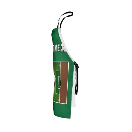 Manfei Baseball Kids Kitchen Apron - color: Green