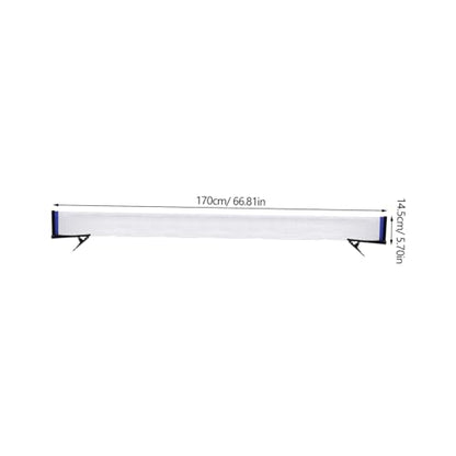 KOMBIUDA Standard Table Tennis Net Rack Pong Serving Practice Net Replacement for Outdoor Indoor