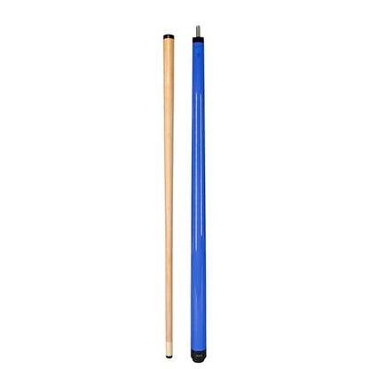 ASKA Short Kids Cue LCS, Canadian Hard Rock Maple Billiard Pool Cue Stick - color: 48-Inches, Blue (SWP48B)