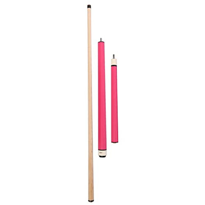 ASKA 25oz Heavy Hitter Matte Jump Break Cue – 3-Piece Jump/Break Pool Cue, 14mm Phenolic Tip & Ferrule, Hard Rock Canadian Maple Shaft, 2 Quick Release Joints, Wrapless Matte Handle, 58" Cue - color: Matte Pink