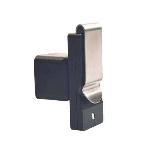 LAKE OF FIRE Chalk Holder Pool Billiards, Pool Cue Chalk Holder with Magnetic Belt Clip Snooker Billiard Accessories - color: Black, style: Square