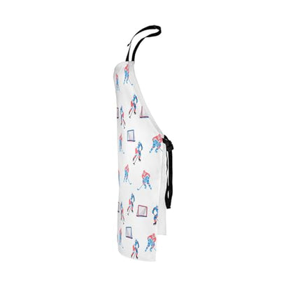 Manfei Ball Sports Kids Kitchen Apron - color: White Blue